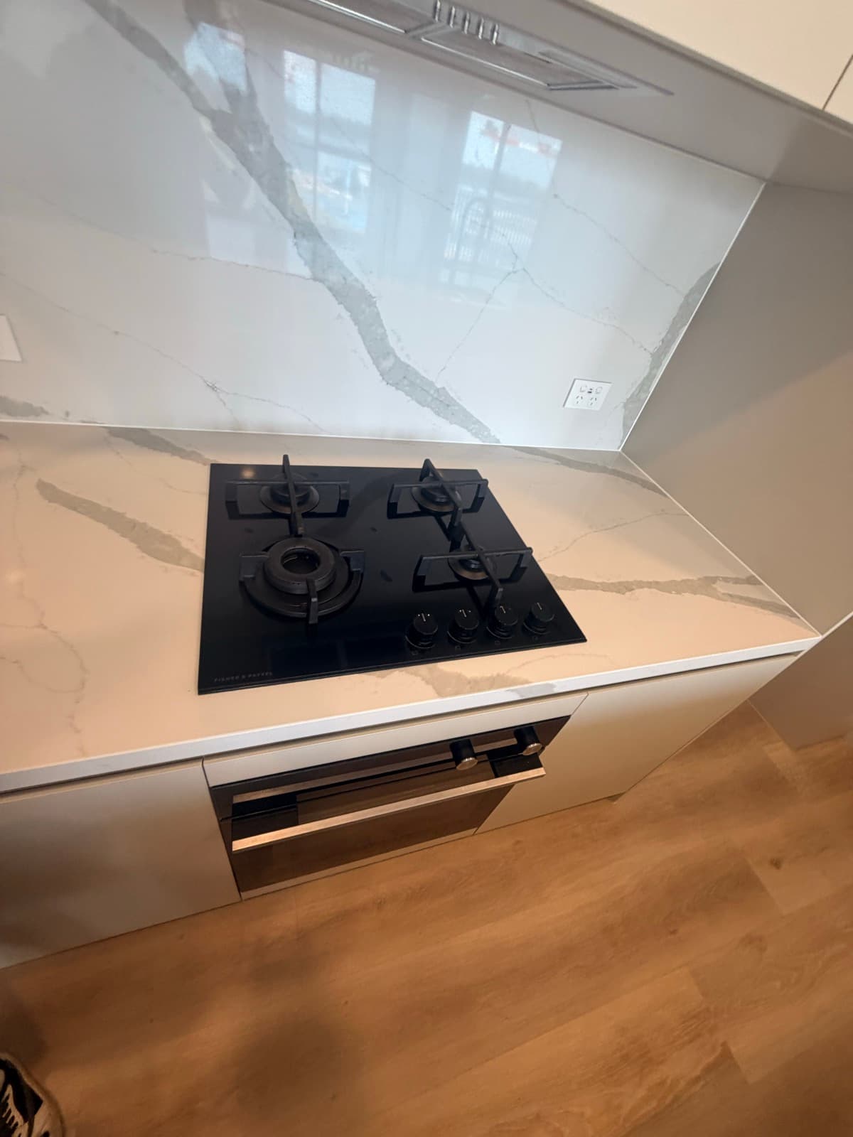Built-In Microwave — before