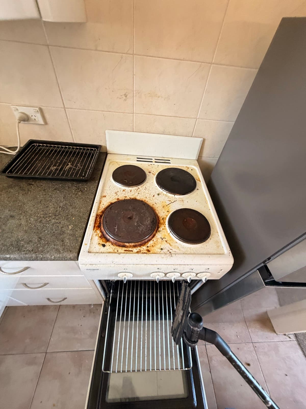Freestanding Stove — before